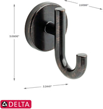 Load image into Gallery viewer, Delta Faucet 75935-SS Trinsic, Robe Hook, Stainless
