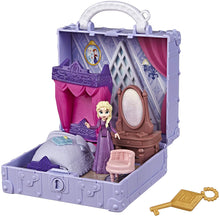 Load image into Gallery viewer, Disney Frozen Pop Adventures Elsa&#39;s Bedroom Pop-Up Playset with Handle, Including Elsa Doll, Diary, Chair, &amp; Blanket Accessories - Toy for Kids Ages 3 &amp; Up