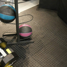 Load image into Gallery viewer, Rubber-Cal "Diamond Plate Rubber Flooring Rolls, 3mm x 4ft Wide Rolls