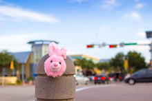 Load image into Gallery viewer, ReTrak Retractable Animalz Tangle-Free, Volume Limiting (85 dB) Over Ear Headphones for Kids, Pink Bunny (ETAUDFBNY)