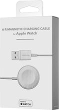 Load image into Gallery viewer, Apple MFi Certified 6&#39; Magnetic Charging Cable for Apple Watch - White