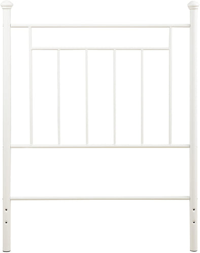 Dorel Living Metal Headboard, Twin, White
