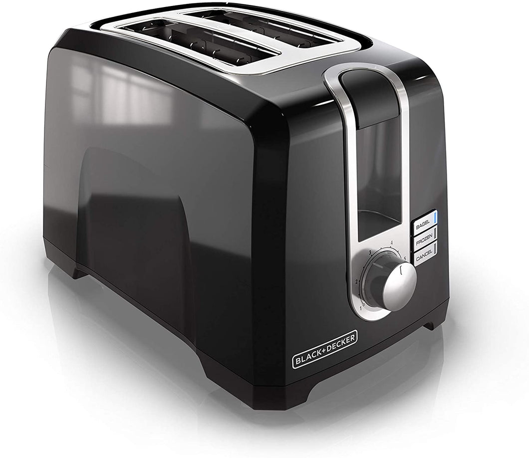 BLACK+DECKER T2569 2-Slice Toaster, Bagel Toaster, White