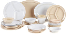 Load image into Gallery viewer, Carlisle KL20325 Kingline Melamine 3-Compartment Deep Plate, 8.75&quot;, Tan (Pack of 12)