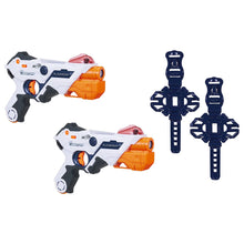 Load image into Gallery viewer, AlphaPoint Nerf Laser Ops Pro Toy Blasters - Includes 2 Blasters &amp; 2 Armbands - Light &amp; Sound FX - Health &amp; Ammo Indicators - for Kids, Teens &amp; Adults