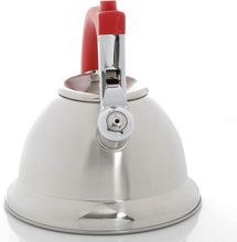Load image into Gallery viewer, Mr. Coffee 107309.12 Collinsbrook 2.4 Quart Stainless Steel Whistling Tea Kettle