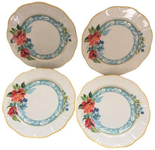 Load image into Gallery viewer, Pioneer Woman Dinner Plate 11" Spring Bouquet Set Of 4