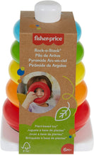 Load image into Gallery viewer, Fisher-Price Rock-a-Stack, Classic Ring Stacking Toy Made from Plant-Based Materials for Babies Ages 6 Months and Older