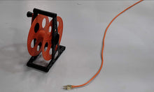 Load image into Gallery viewer, Woods E103 E-103 Wheel, Holds Up to 150 16/3 Extension 125 Feet of 14/3 Gauge Cord, Holiday, Rope, Hose Reel Storage and Light Wire, Heavy Duty Plastic