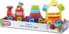 Load image into Gallery viewer, Little Tikes 3 in 1 Sort &amp; Stack Train, Multicolor