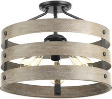 Load image into Gallery viewer, Progress Lighting P350049-143 Gulliver Three-Light Semi-Flush Convertible