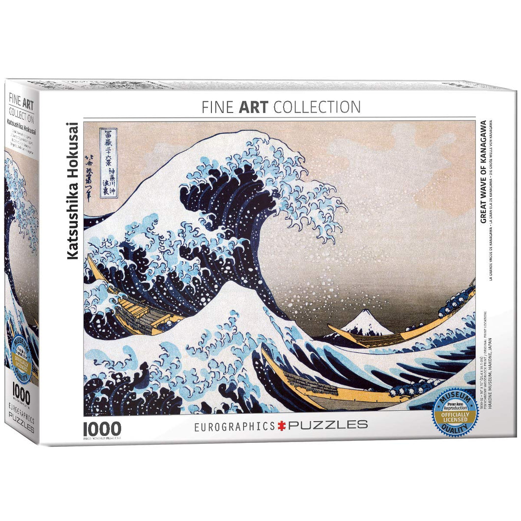 EuroGraphics Great Wave Kanagawa by Hokusai Puzzle (1000-Piece)