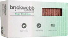 Load image into Gallery viewer, Single Thin Bricks - Flats for Brickwebb (Box of 50) - Castle Gate