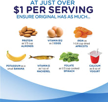 Load image into Gallery viewer, Ensure Original Nutrition Shake, Vanilla, 8 ounces, 6 count