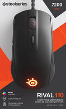 Load image into Gallery viewer, SteelSeries Rival 100, Optical Gaming Mouse - White