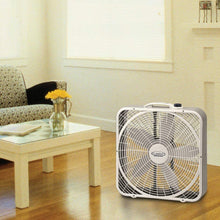 Load image into Gallery viewer, Lasko 20″ Weather-Shield Performance Box Fan - Features Innovative Wind Ring System for Up to 30% More Air, 3720