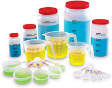 Load image into Gallery viewer, Learning Resources Classroom Liquid Measuring Set, Science Classroom Accessories, Teacher Aids, 19 Piece Set, Grades K+, Ages 5+ (LER0360),Multi-color