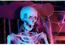 Load image into Gallery viewer, 5 ft. Poseable Skeleton with LED Illumination