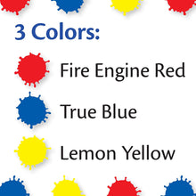 Load image into Gallery viewer, Crayola 8-Ounce Primary Washable Fingerpaint (3 Count)