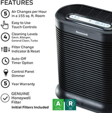 Load image into Gallery viewer, Honeywell True HEPA Air Purifier
