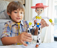 Load image into Gallery viewer, Disney Pixar Toy Story 4 True Talkers Jessie Figure, 8.8 in Tall Posable, Talking Character Figure with Movie-Inspired Cowgirl Look and 15+ Phrases, Gift for Kids 3 Years and Older