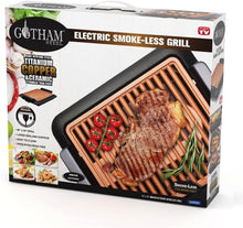 Load image into Gallery viewer, Gotham Steel Smokeless Grill Indoor Grill Ultra Nonstick Electric Grill – Dishwasher Safe Surface, Temp Control, Metal Utensil Safe, Barbeque Indoors with No Smoke!