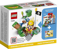 Load image into Gallery viewer, LEGO Super Mario Builder Mario Power-Up Pack 71373 Building Kit, Fun Gift for Kids to Power Up The Mario Figure in The Adventures with Mario Starter Course (71360) Playset, New 2020 (10 Pieces)