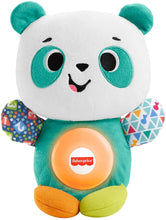 Load image into Gallery viewer, Fisher-Price Linkimals Play Together Panda, musical learning plush toy for babies and toddlers