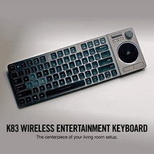 Load image into Gallery viewer, Corsair K83 Wireless Keyboard - Bluetooth and USB - Works w/PC, Smart TV, Streaming Box - Backlit LED