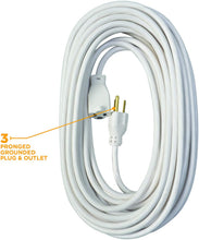 Load image into Gallery viewer, Woods 8-Foot Outdoor Extension Cord with Power Block