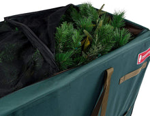Load image into Gallery viewer, [Giant Rolling Tree Storage] - 15 Foot Christmas Tree Storage Bag | Heavy Duty Frame with Wheels to Fit Artificial Trees up to 15 Feet Tall | Separated Net Storage Area | Greenskeeper by Tree Keeper