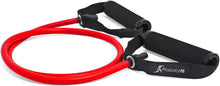 Load image into Gallery viewer, Prosource Fit Premium Heavy Duty Double Dipped Latex Stackable Resistance Band with Door Anchor and Exercise Chart