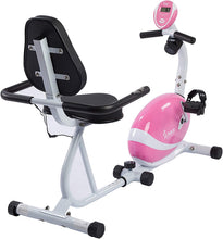 Load image into Gallery viewer, Sunny Health &amp; Fitness P8400 Sunny Health &amp; Fitness Magnetic Recumbent Bike Exe, Pink