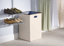 Load image into Gallery viewer, Rubbermaid 4D06 Configurations 23-Inch Foldable Laundry Hamper, Natural