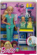 Load image into Gallery viewer, Barbie Careers Baby Doctor Playset
