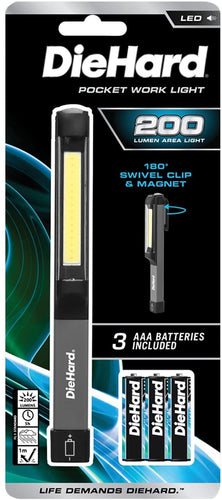 DieHard Pocket Work Light, 200 Lumens, 41-6110