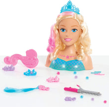 Load image into Gallery viewer, Barbie Dreamtopia Mermaid Styling Head, 22 Pieces