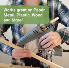 Load image into Gallery viewer, AdTech Industrial Strength Full Size High-Output Hot Melt Glue Gun – Professional Grade Hot Glue Gun for Carpentry, Repairs &amp; Remodeling, Grey, 200 watts - 189