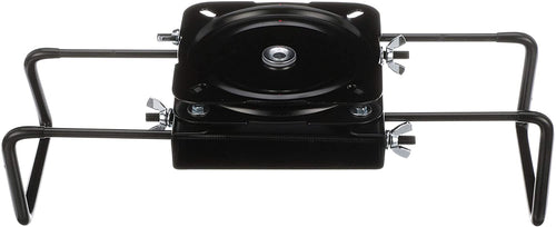 Attwood 15700-3 Seat Mount, Clamp-On With Swivel, Adjusts from 7 ½ inches to 18 inches, Black, Powder-Coated Aluminum