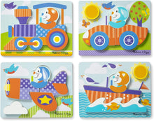 Load image into Gallery viewer, Melissa &amp; Doug Jigsaw Puzzle Set – Vehicles