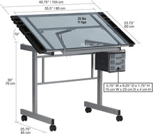 Load image into Gallery viewer, Studio Designs 10053  Vision Craft Station in Silver / Blue Glass