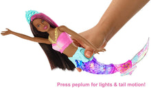 Load image into Gallery viewer, Barbie Dreamtopia Sparkle Lights Mermaid, Brunette