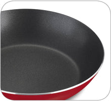 Load image into Gallery viewer, 9-Piece Red Simple Cooking Nonstick Stay-Cool Handles Riveted Heat- And Shatter-Resistant Tempered Glass Lids Dishwasher-Safe Cookware Set