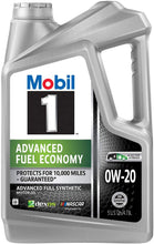 Load image into Gallery viewer, Mobil 1 120758 Advanced Full Synthetic Motor Oil for 0W-20 5, 4.73L