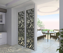 Load image into Gallery viewer, MODINEX Decorative Screen Panel - CABO Design - 2' x 4' Size - Charcoal - 80% Privacy