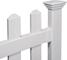 Load image into Gallery viewer, Zippity Outdoor Products ZP19002 Fence Newport, 36" H x 72" W, White