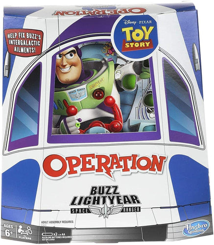Hasbro Gaming Operation: Disney/Pixar Toy Story Buzz Lightyear Board Game for Kids Ages 6 & Up