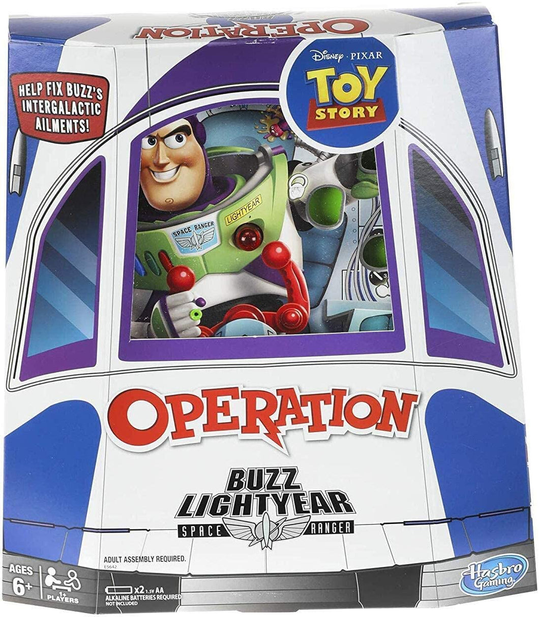 Hasbro Gaming Operation: Disney/Pixar Toy Story Buzz Lightyear Board Game for Kids Ages 6 & Up