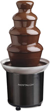 Load image into Gallery viewer, Nostalgia CLCF4AQ Retro Chocolate Fondue Fountain