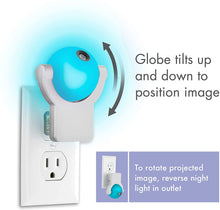 Load image into Gallery viewer, Projectables Tropical Fish LED Plug-In Night Light, 11296, Image Projects Onto Wall or Ceiling